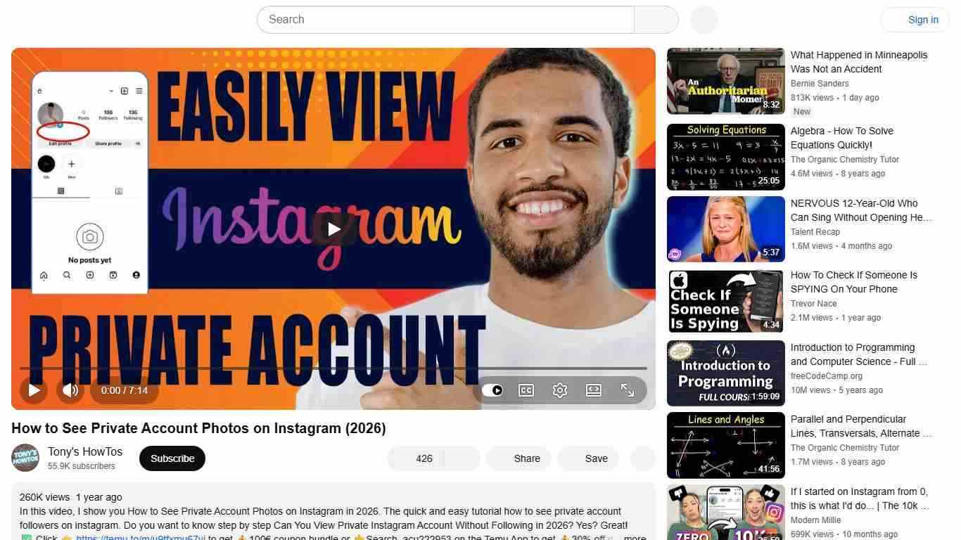 How to See Private Account Photos on Instagram (2026) - YouTube